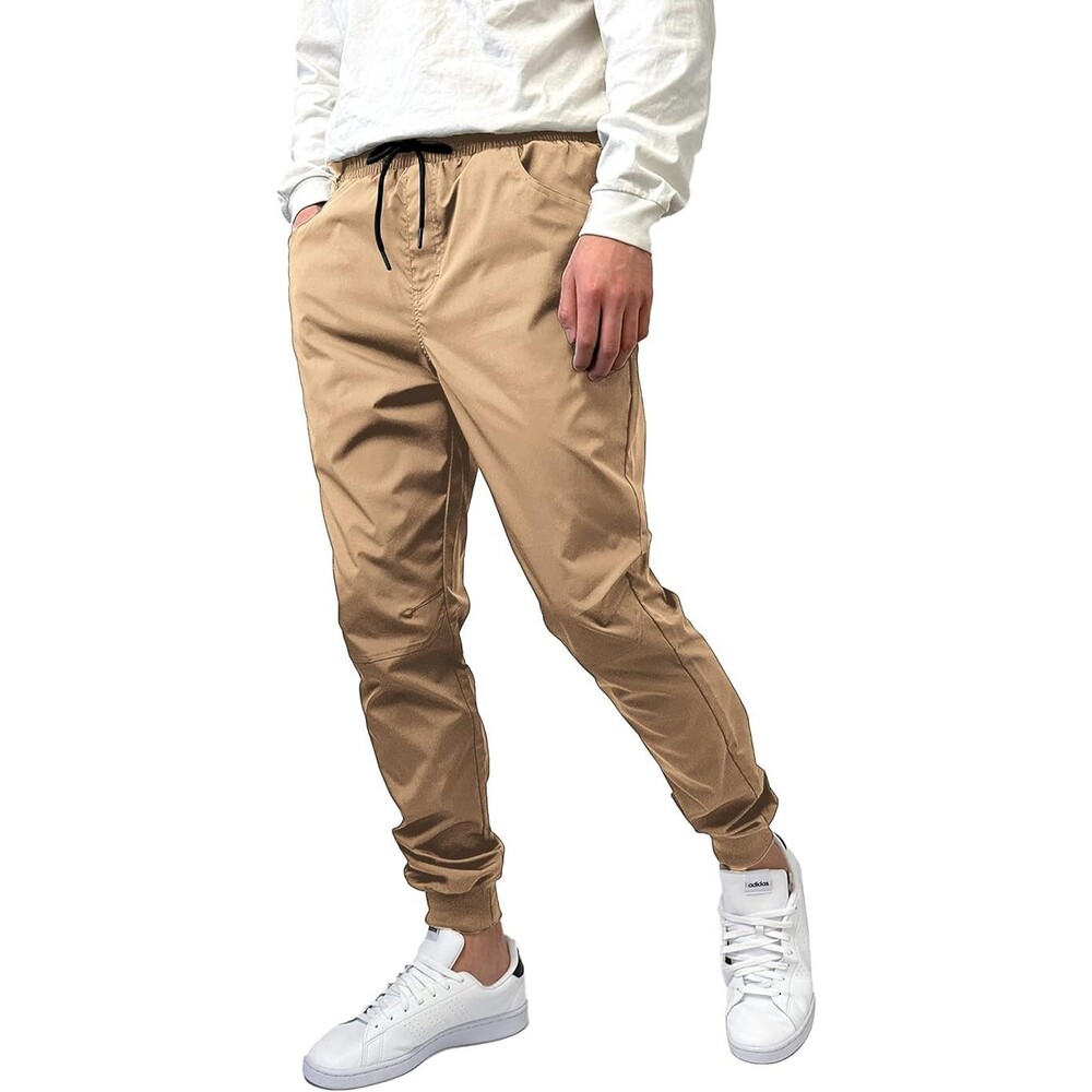 Southpole Men's Basic Tech Woven Track Jogger Pants,‎ Small